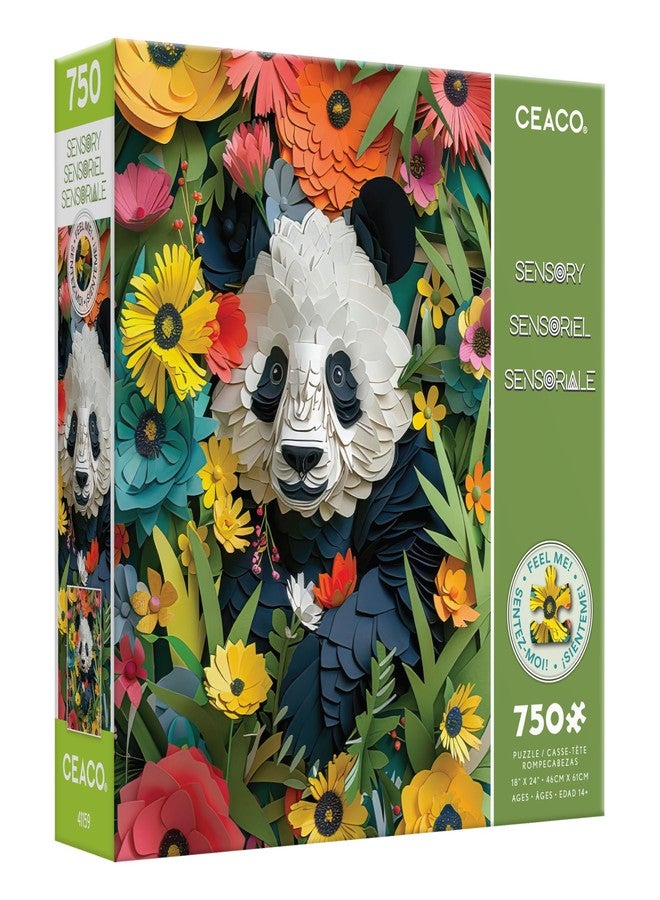 Ceaco - 750 Piece Jigsaw Puzzle - Jim Zuckerman - Textured - Paper Panda - Relaxing and Fun Activity for Adults - Image 3